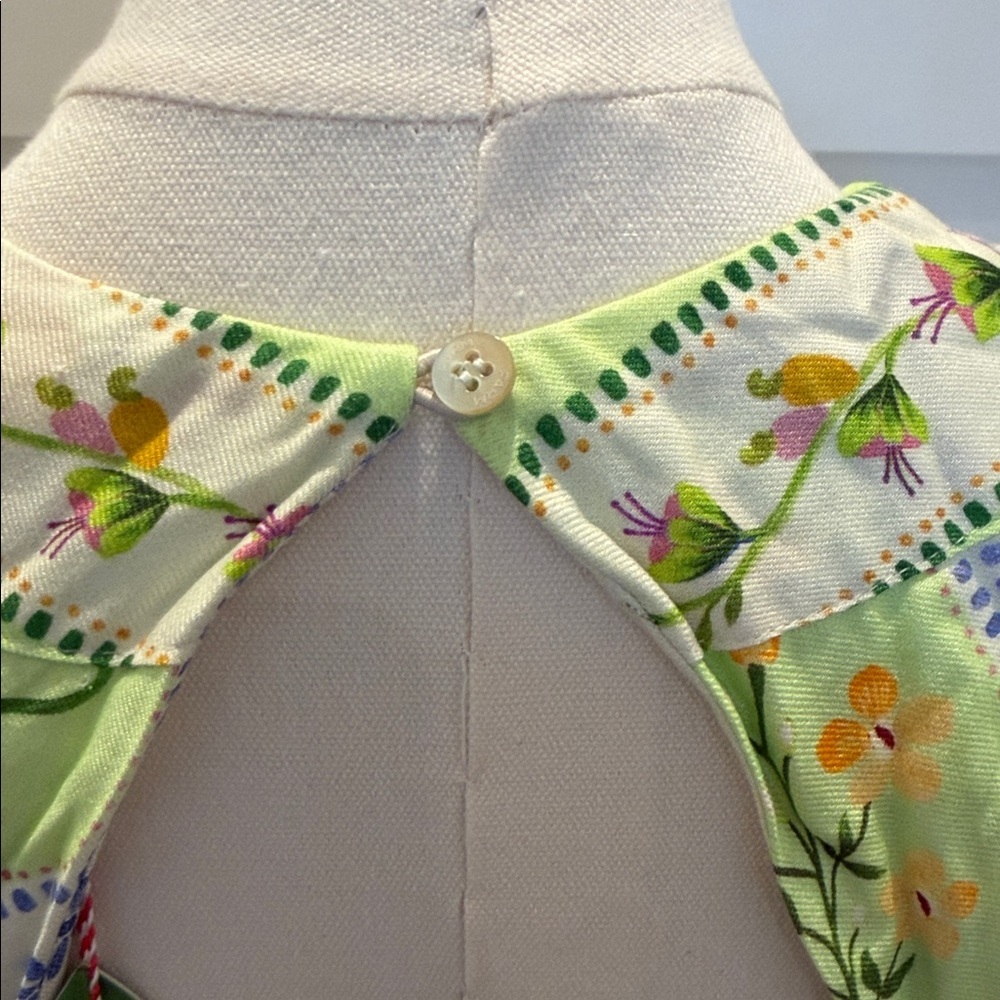 FARM Rio Floral Porcelain Green Long Dress Size S - Picture 9 of 11